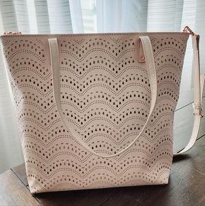 Lauren Conrad Cream Tote